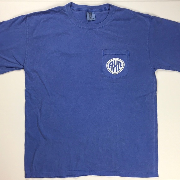 comfort colors Tops - Alpha Chi Omega Comfort Colors Tshirt Sz Lrg